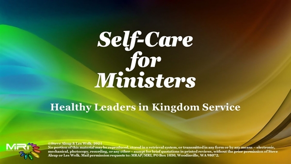 Self-Care for Ministers